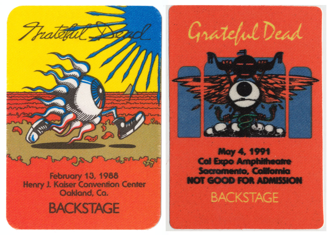 Documenting The Dead The Art Of Business Laminates And Backstage Passes Grateful Dead