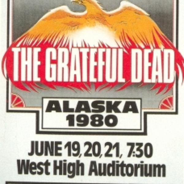 Image result for Grateful dead West High Auditorium, Anchorage, Alaska 06/20/1980